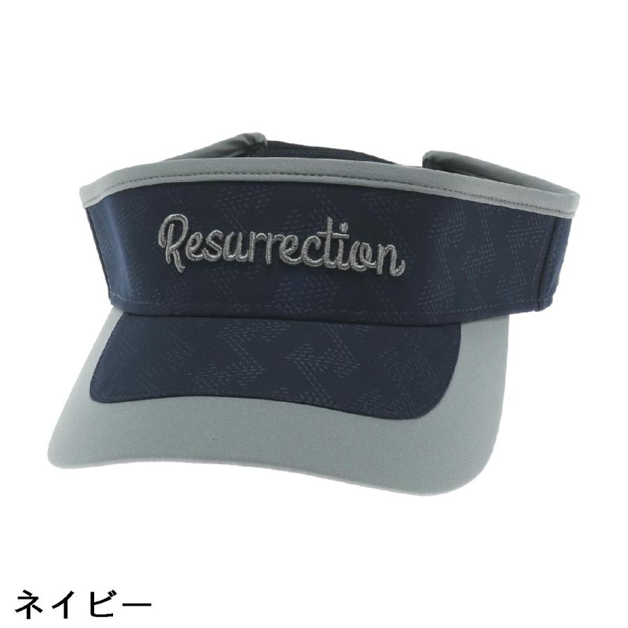 レザレクション Resurrection トーンエンボスサンバイザー : GDOゴルフ