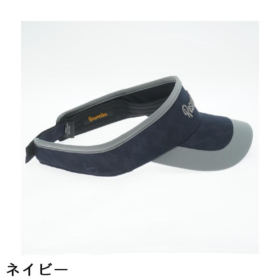 レザレクション Resurrection トーンエンボスサンバイザー : GDOゴルフ