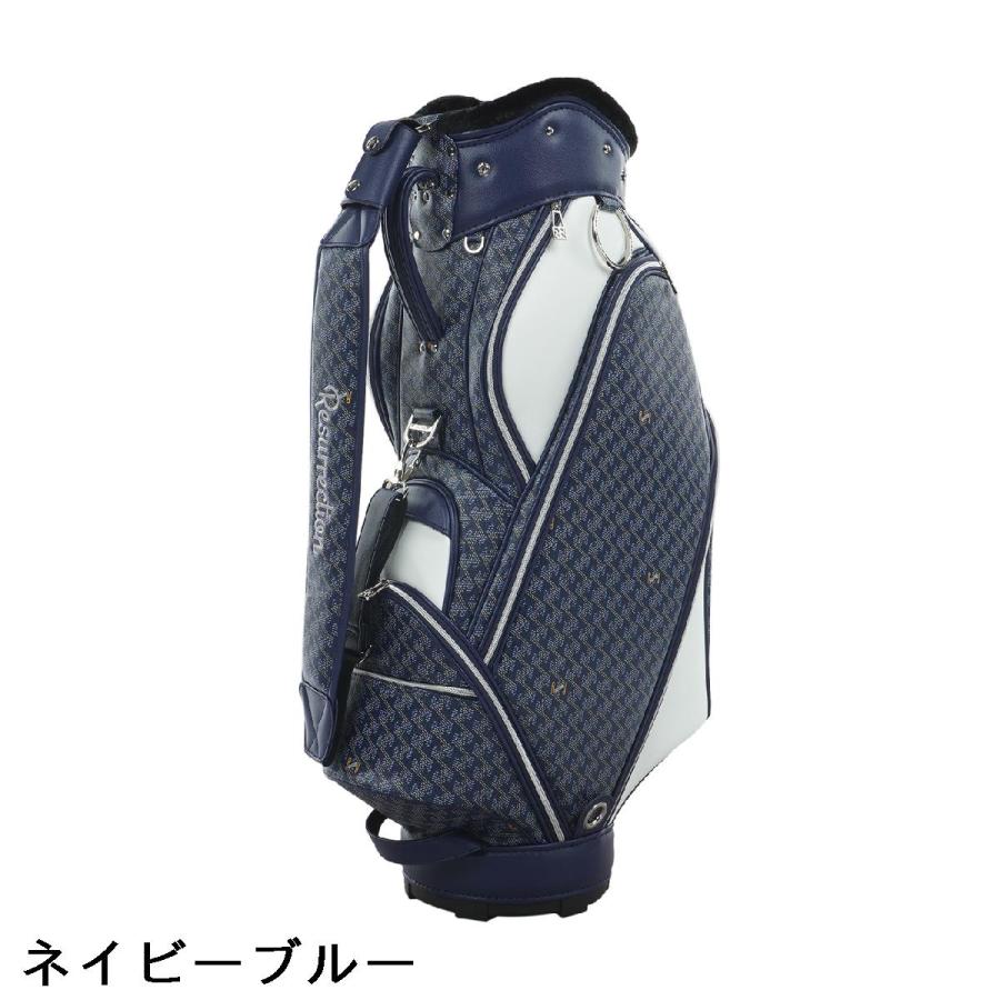 Resurrection オリオラ No.4 キャディバッグ ネイビーブルー レザレクション Resurrection オリオラ No.4 キャディバッグ : GDO