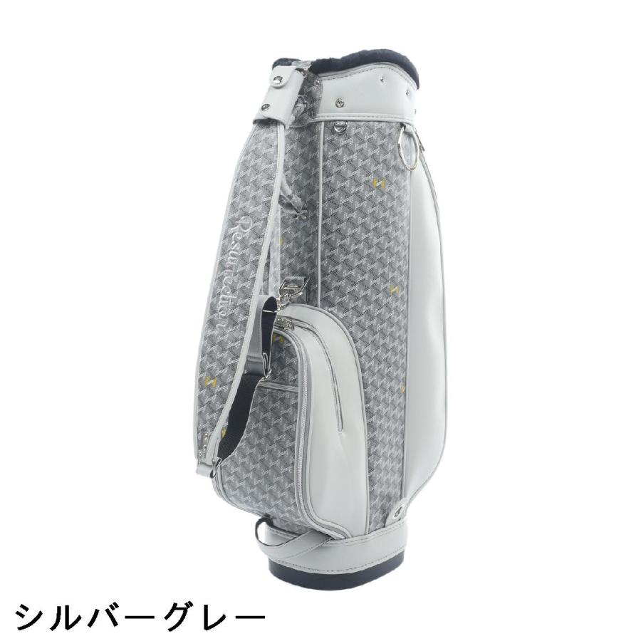 Resurrection ゴルフキャディバッグ ホワイト/グレー レザレクション Resurrection ラリーナ No.3 キャディバッグ : GDO
