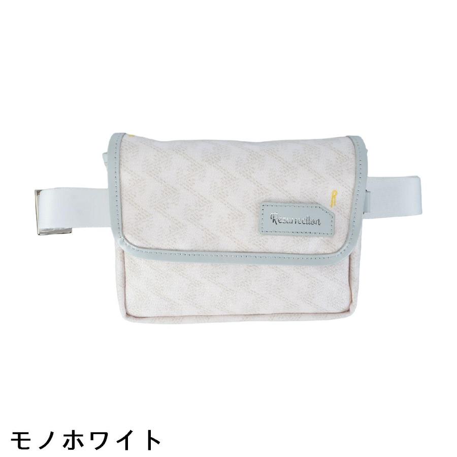 レザレクション Aix No.2 ウエストポーチ シルバーグレー 完売カラー Resurrection - Aix No.2 (アイクス) / ブランド オリジナル