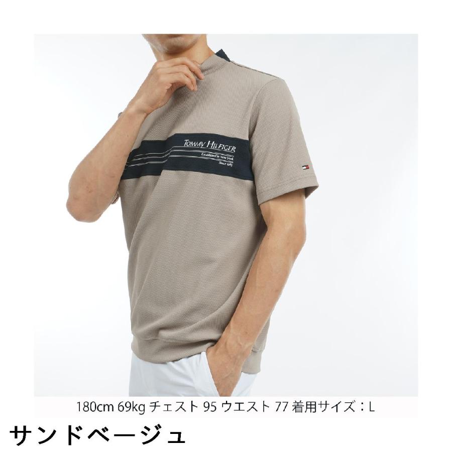 トミー ヒルフィガー ゴルフ　  GOLF　カラーブロック 半袖モックネックシャツ TOMMY HILFIGER（トミー・ヒルフィガー） トミー ヒルフィガー ゴルフ