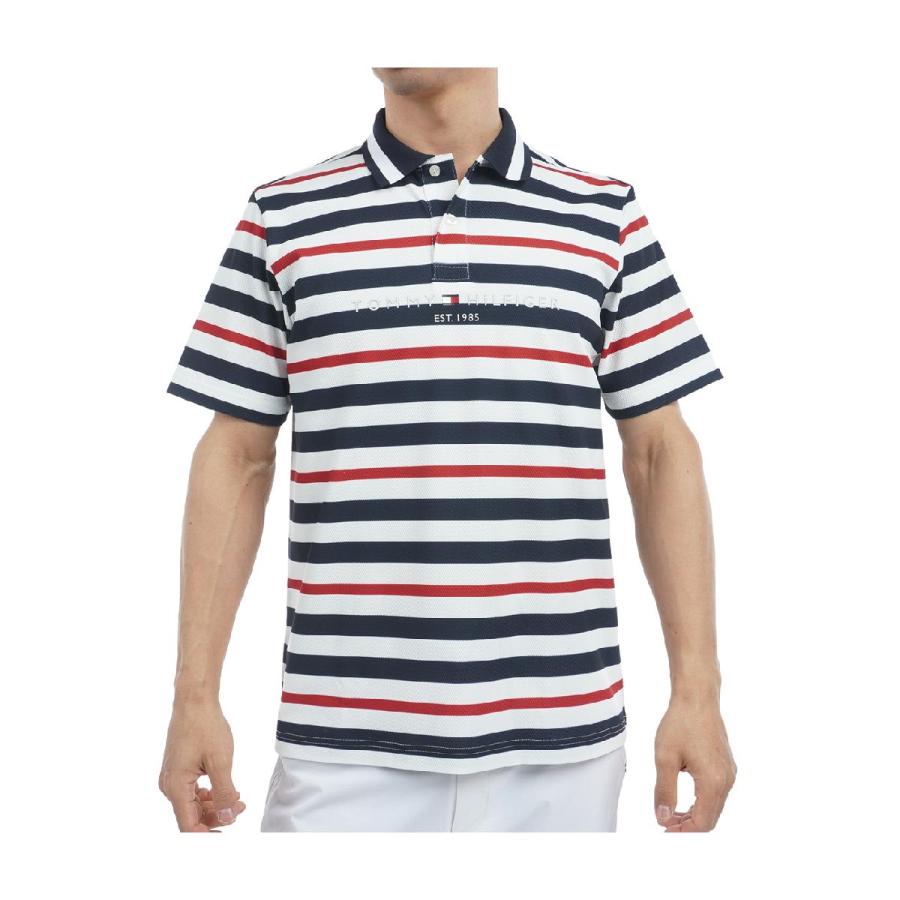 トミー ヒルフィガー ゴルフ　  GOLF　マルチボーダー 半袖ポロシャツ TOMMY HILFIGER（トミー・ヒルフィガー） トミー ヒルフィガー ゴルフ