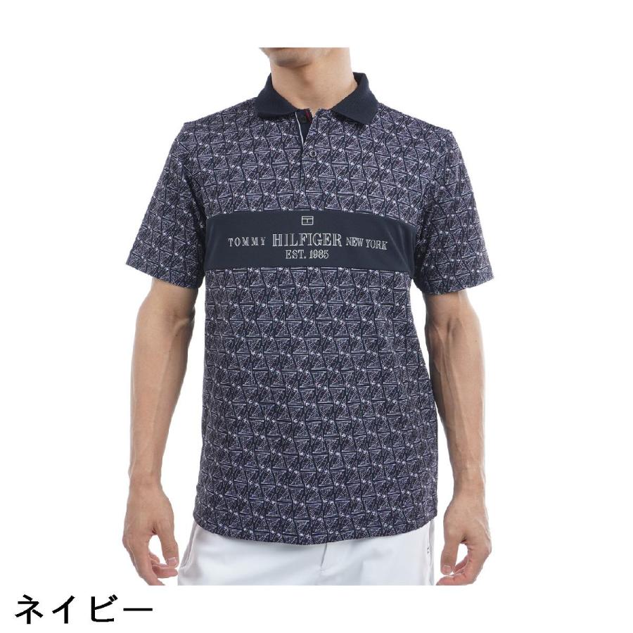 トミー ヒルフィガー ゴルフ TOMMY HILFIGER GOLF ヨットプリント 半袖ポロシャツ_2