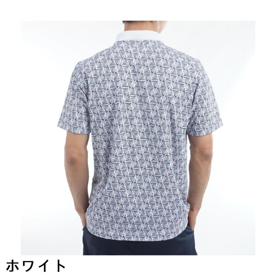 トミー ヒルフィガー ゴルフ TOMMY HILFIGER GOLF ヨットプリント 半袖ポロシャツ_4