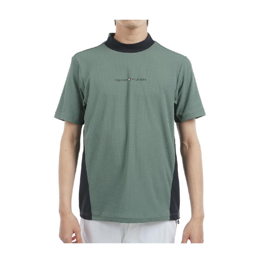 トミーヒルフィガー 半袖ストレッチモックシャツ TOMMY HILFIGER トミー ヒルフィガー ゴルフ GOLF ストレッチ