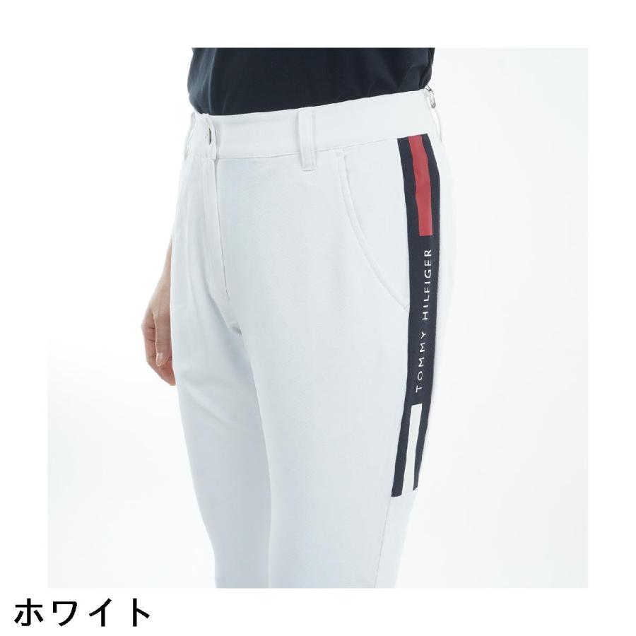 トミー ヒルフィガー ゴルフ　  GOLF　ストレッチ サイドラインロゴ ロングパンツ　レディス TOMMY HILFIGER（トミー・ヒルフィガー） トミー ヒルフィガー ゴルフ