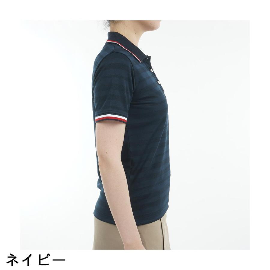 トミー ヒルフィガー ゴルフ　  GOLF　サークルロゴ ワンポイント半袖ポロシャツ　レディス TOMMY HILFIGER（トミー・ヒルフィガー） トミー ヒルフィガー ゴルフ