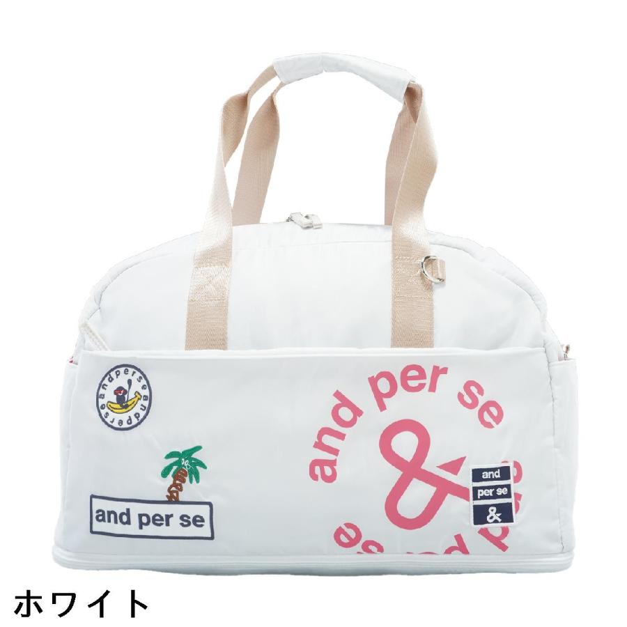 and per se（アンパスィ） and per se 2WAY ボストンバッグ レディス