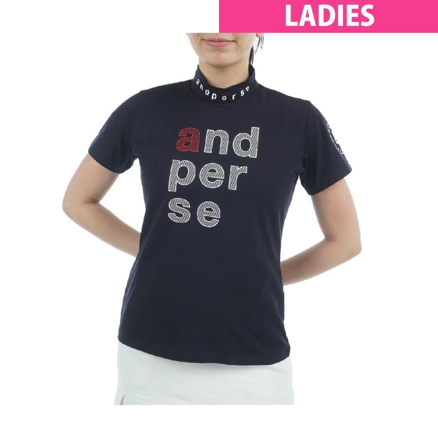 and per se（アンパスィ） ストレッチ リファインドライ モックネック