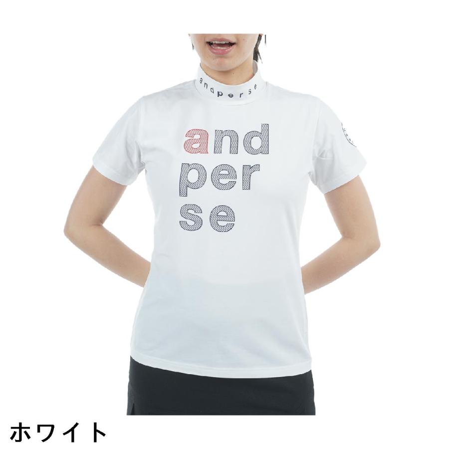 アンパスィ and per se リファインドライ モックネック半袖シャツ and per se（アンパスィ） ストレッチ リファインドライ モックネック