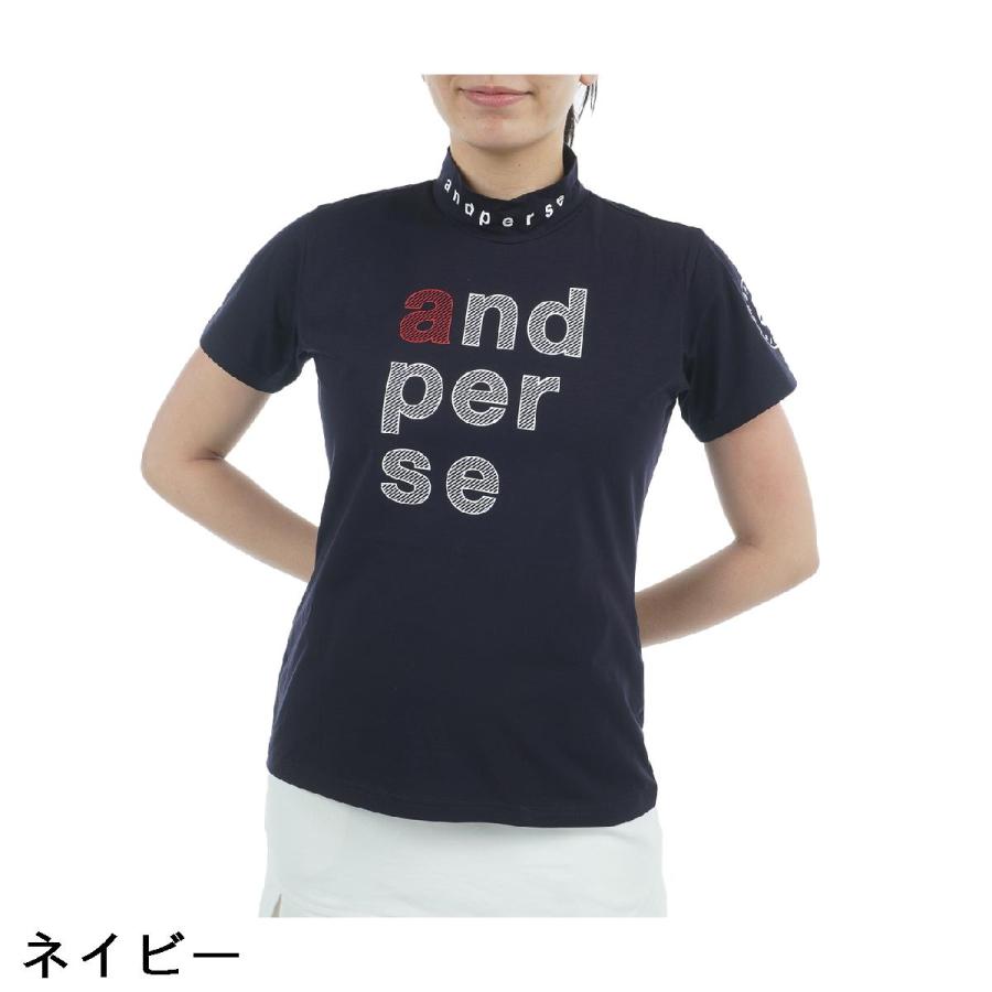 and per se（アンパスィ） ストレッチ リファインドライ モックネック