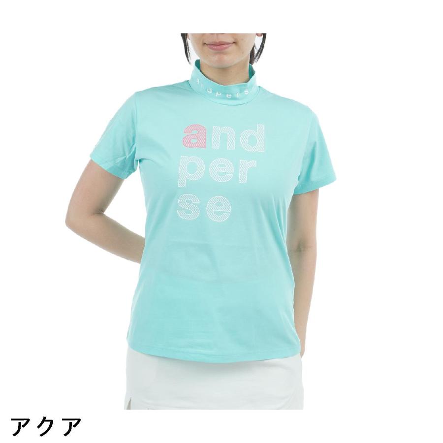 and per se（アンパスィ） ストレッチ リファインドライ モックネック