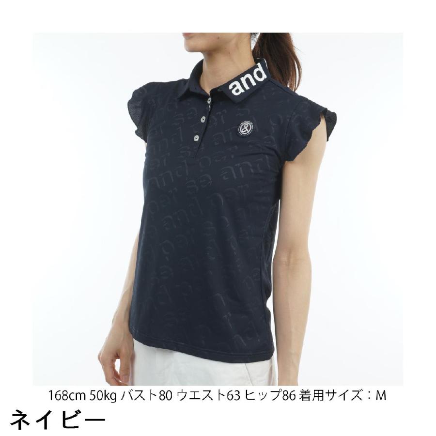 and per se（アンパスィ） ストレッチ スイングドライエンボスフリル
