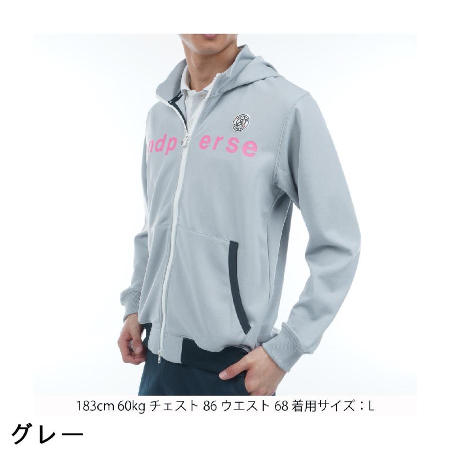 and per se（アンパスィ） ストレッチ エアロスウェット フーディー