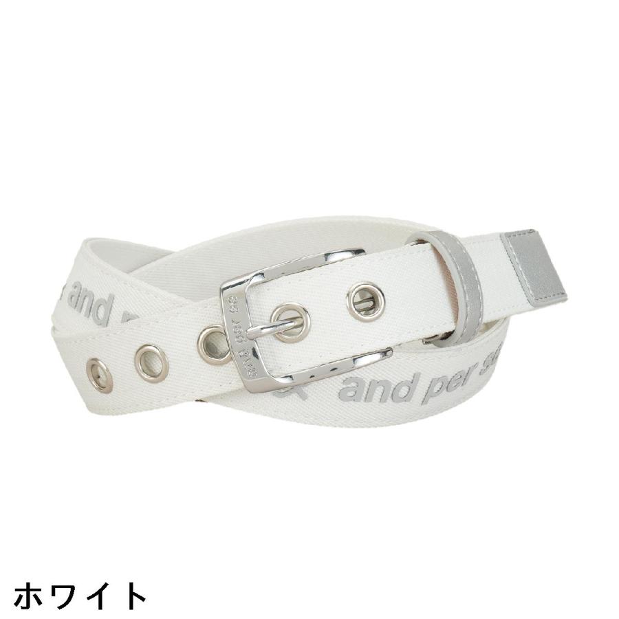 and per se（アンパスィ） ロゴプリントベルト ゴルフウェア