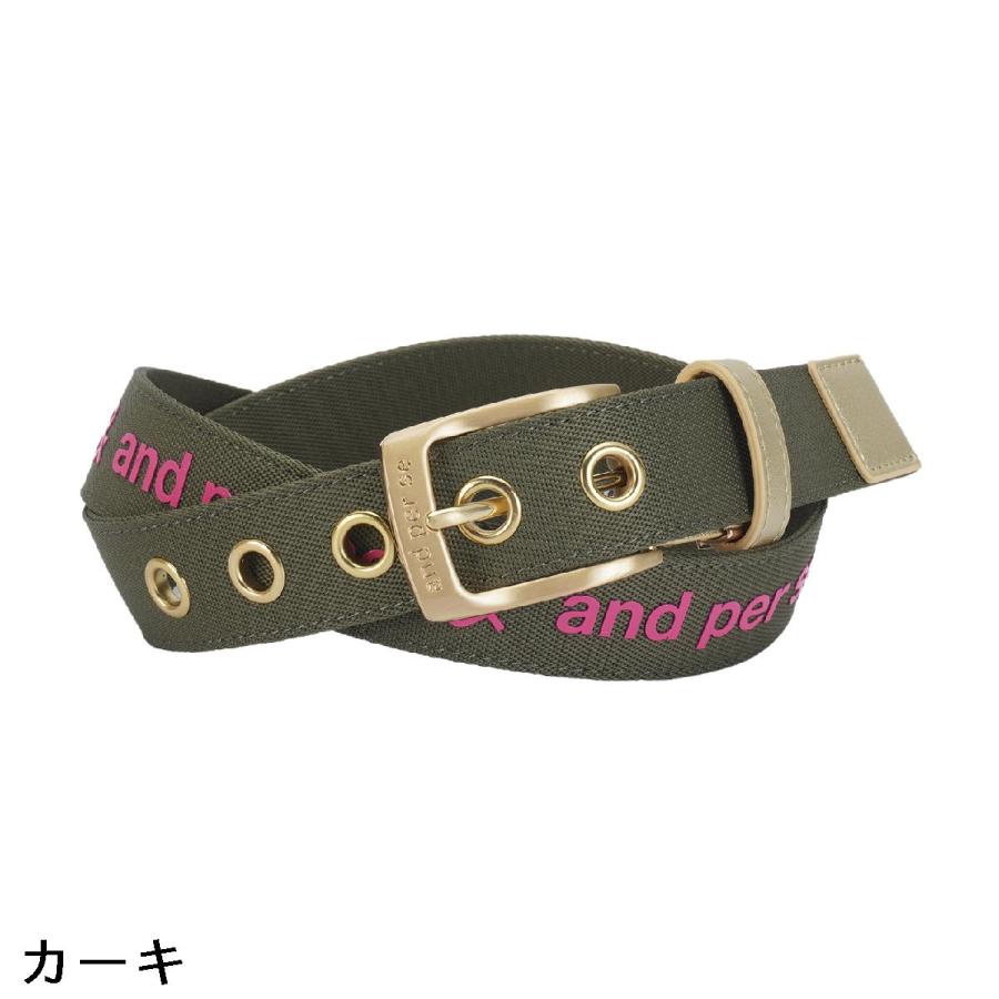 and per se（アンパスィ） ロゴプリントベルト ゴルフウェア