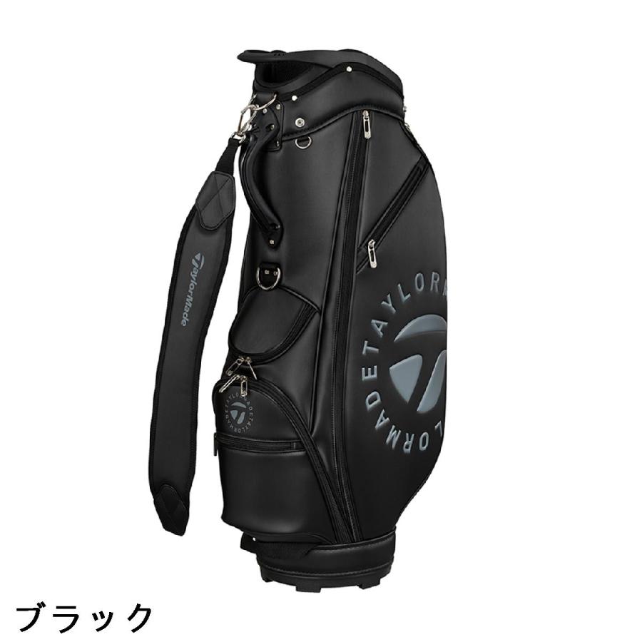 TaylorMade ゴルフバッグ ブラック Audiロゴ テーラーメイド 新品 TaylorMade（テーラーメイド） サークルロゴ キャディバッグ : GDO