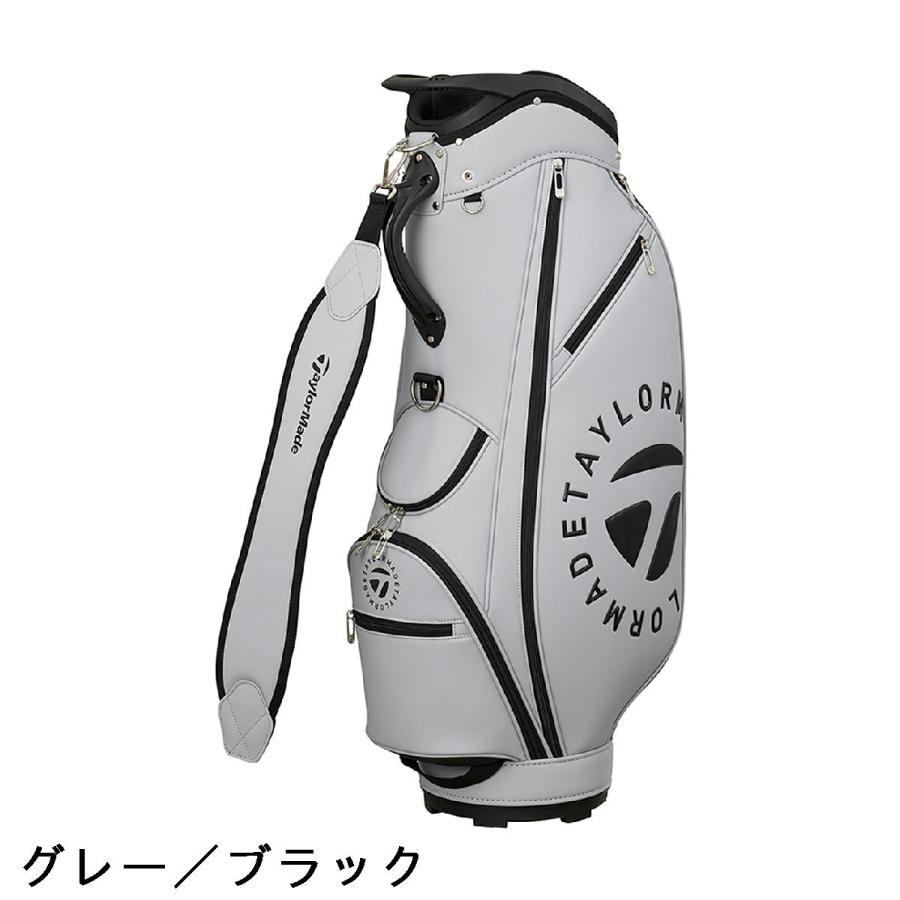【お得品】　TaylorMade キャディバッグ ゴルフ　バッグ　テーラーメイド TaylorMade（テーラーメイド） サークルロゴ キャディバッグ : GDO