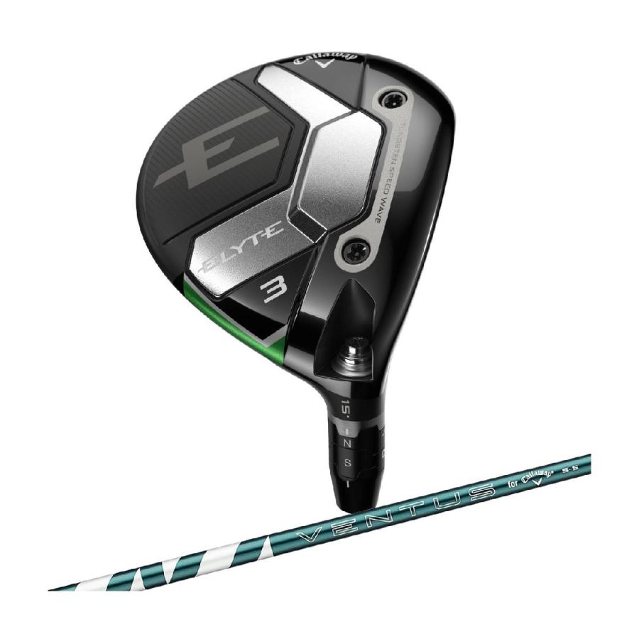 キャロウェイゴルフ ELYTE エリート フェアウェイウッド VENTUS GREEN 5 for Callaway  シャフト：VENTUS GREEN 5 for Callawayの画像