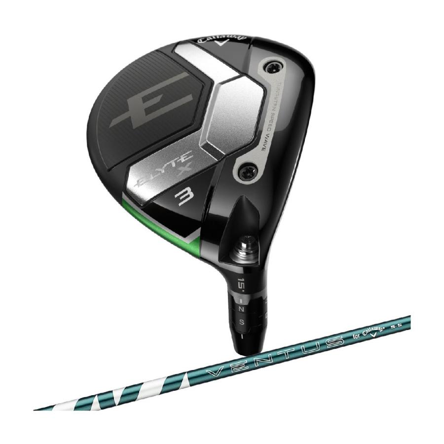 キャロウェイゴルフ ELYTE エリート X フェアウェイウッド VENTUS GREEN 5 for Callaway  シャフト：VENTUS GREEN 5 for Callawayの画像
