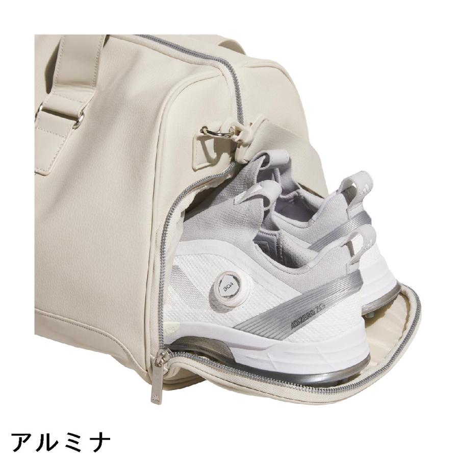 【美品】adidas ゴルフバッグ　ホワイト adidas（アディダス） ゴルフ キャディバッグ メンズ カートバッグ 9.0