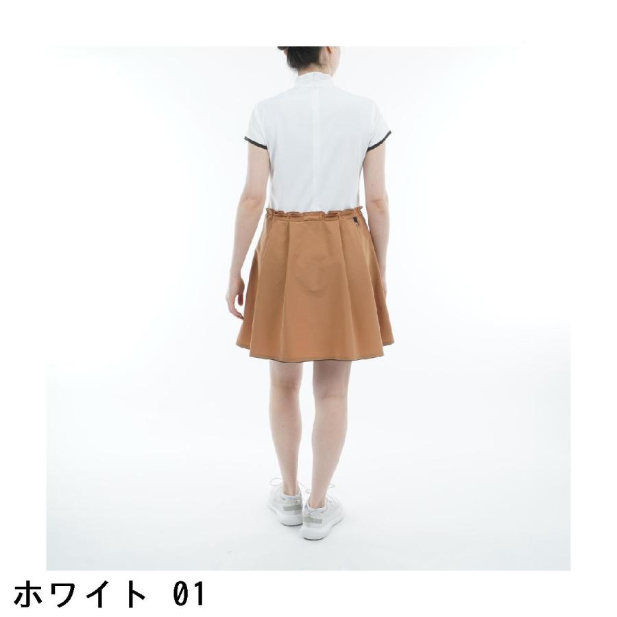 ランバン スポール LANVIN SPORT モックネック半袖ワンピース レディス