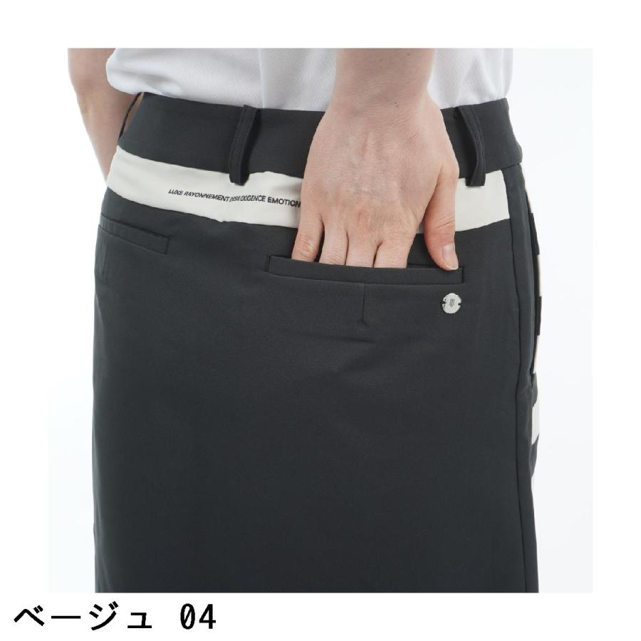 【美品/L】LANVIN SPORT ランバンスポール　ストレッチ　スカート　黒 LANVIN SPORT 公式 ランバン スポール Aライン 大人丈スカート