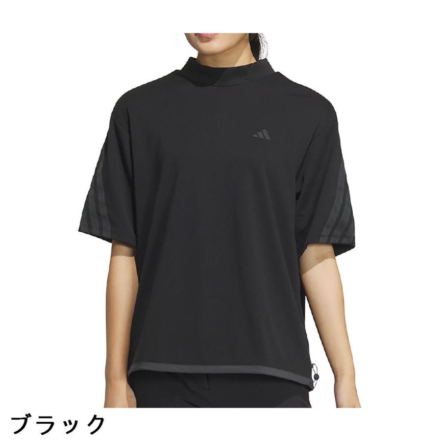 adidas（アディダス） スリーストライプス ボックスシルエット モック