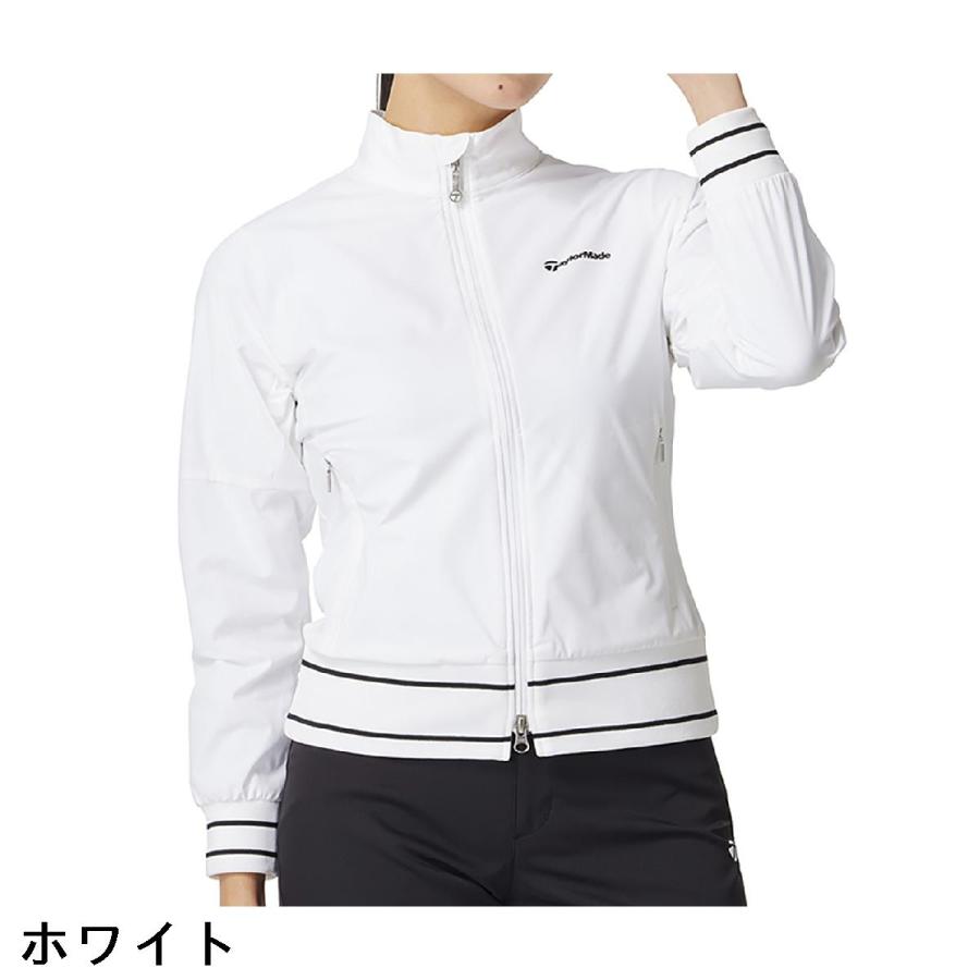 テーラーメイド　ジップジャケット　ウィンドジャケット　白　S 春 TaylorMade（テーラーメイド） ストレッチ クロップドフルジップ
