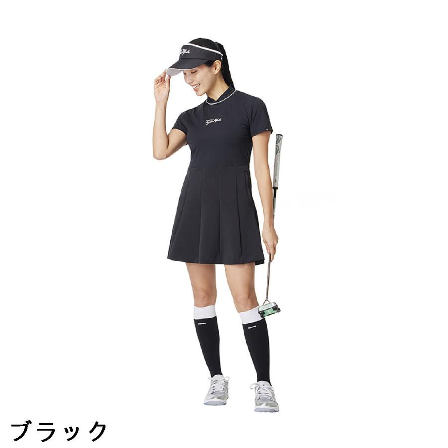 TaylorMade（テーラーメイド） ストレッチ フレアード半袖ワンピース