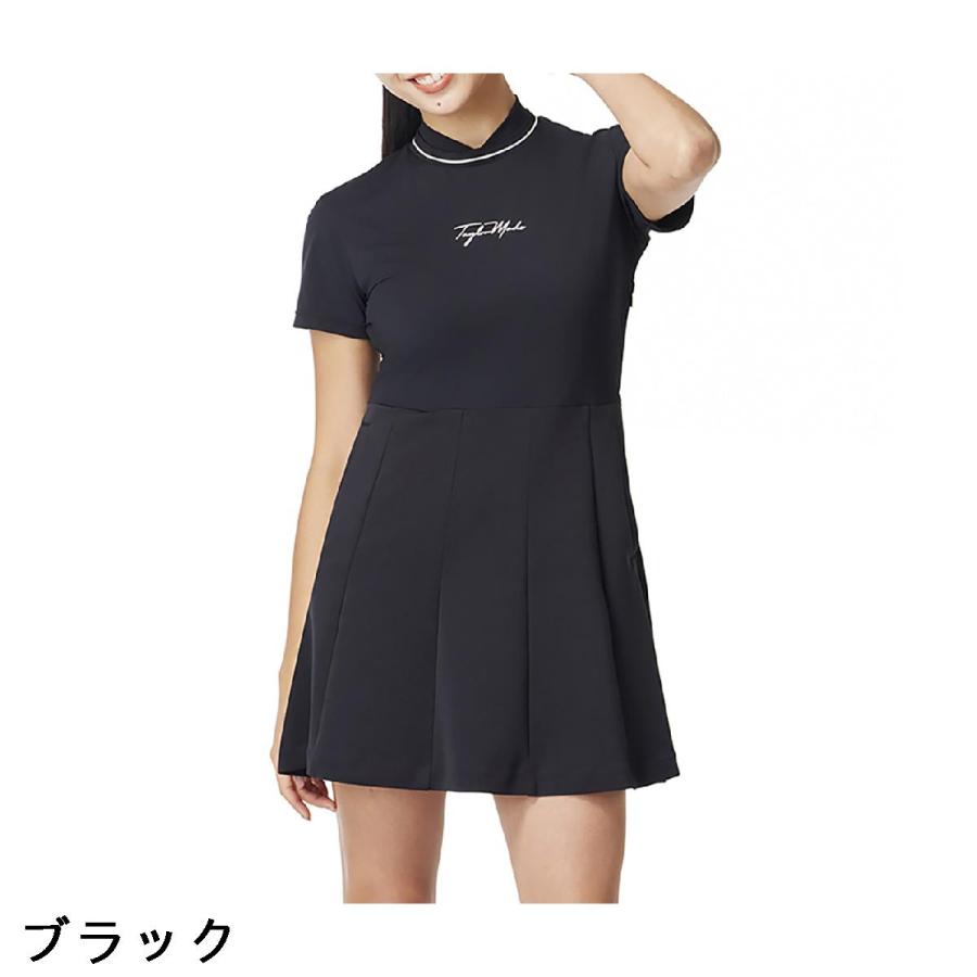 新品未使用‼️テーラーメイドゴルフウェア　レディースワンピースMサイズ黒色 TaylorMade（テーラーメイド） ストレッチ フレアード半袖ワンピース