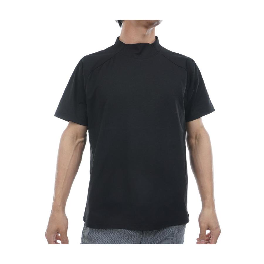 アンパスィ　and per se & GOLF　ストレッチ ドライエアリープレーン3D半袖モックネックシャツ and per se（アンパスィ） & GOLF ストレッチ ドライエアリープレーン