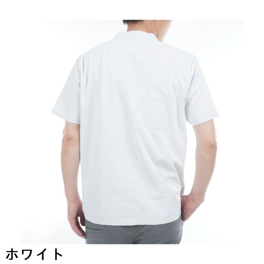 and per se（アンパスィ） & GOLF ストレッチ レイシャットピケ半袖