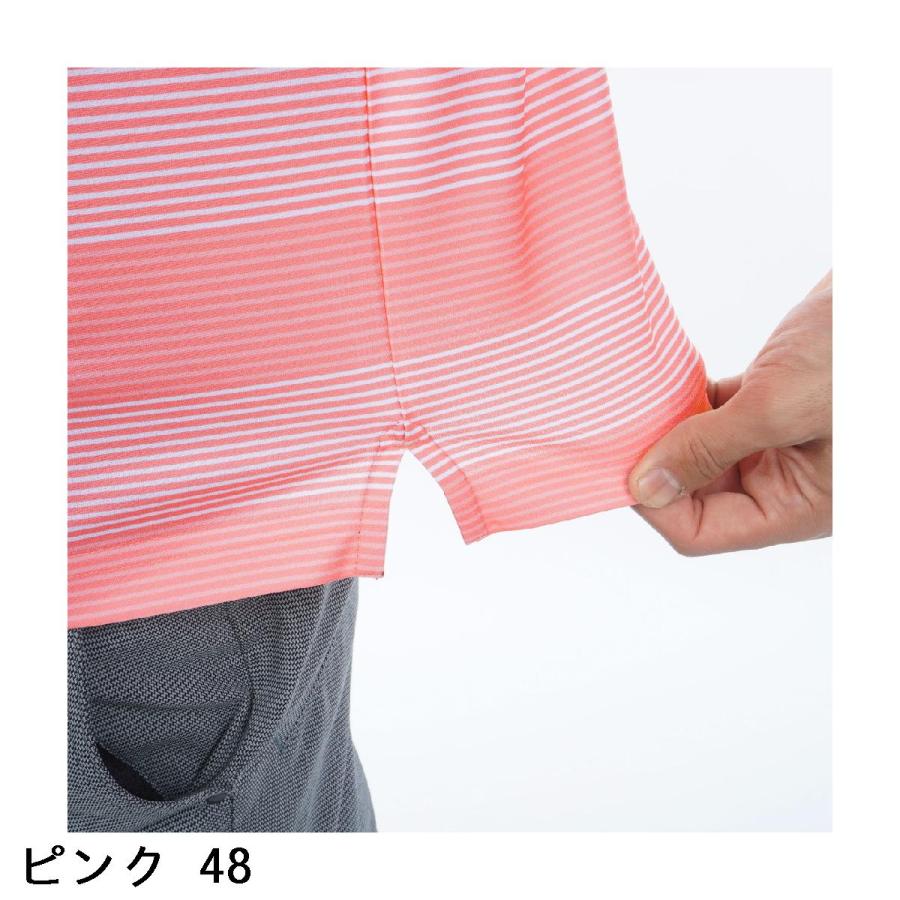 Admiral アドミラル ボーダー 半袖ポロシャツ : GDOゴルフショップ