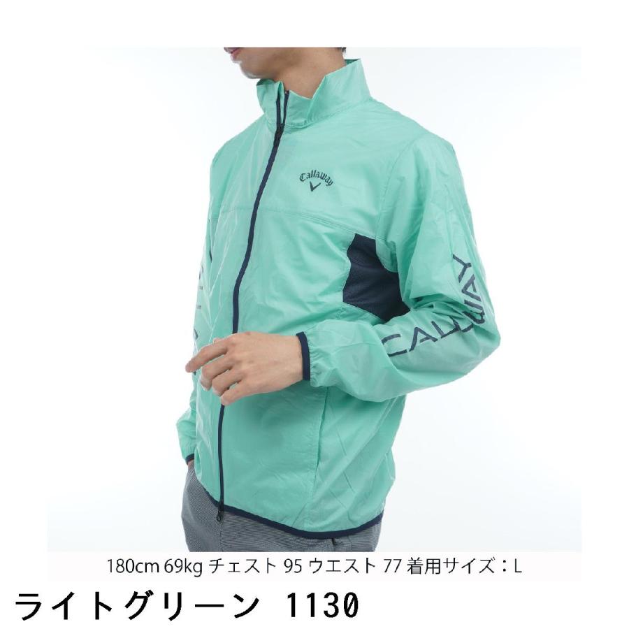 【キャロウェイ】ブルゾン　LLサイズ　ストレッチ　フルジップ　ダブルジップ Callaway（キャロウェイ） ブルゾン アウター ストレッチミニリップス