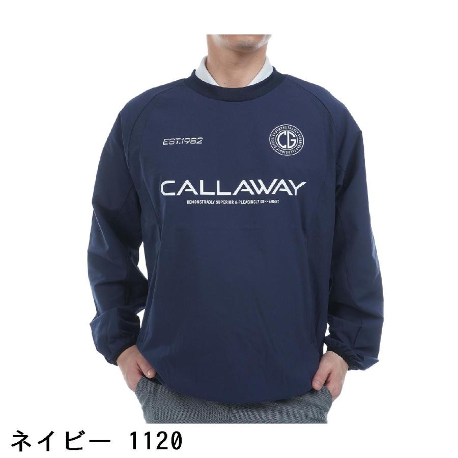 【新品】キャロウェイ／クルーネックブルゾン／ストレッチ／Ｍサイズ Callaway（キャロウェイ） キャロウェイゴルフ Callaway Golf