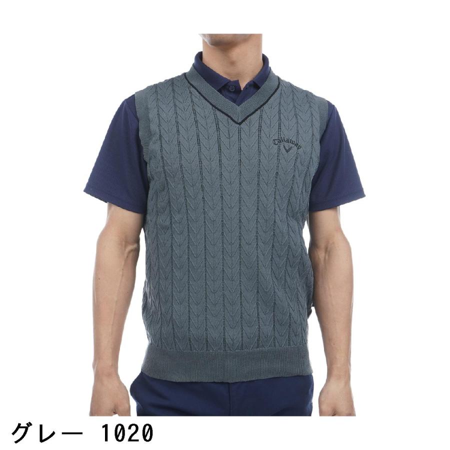 Callaway グレー Vネック ベスト L Callaway（キャロウェイ） キャロウェイゴルフ Callaway Golf