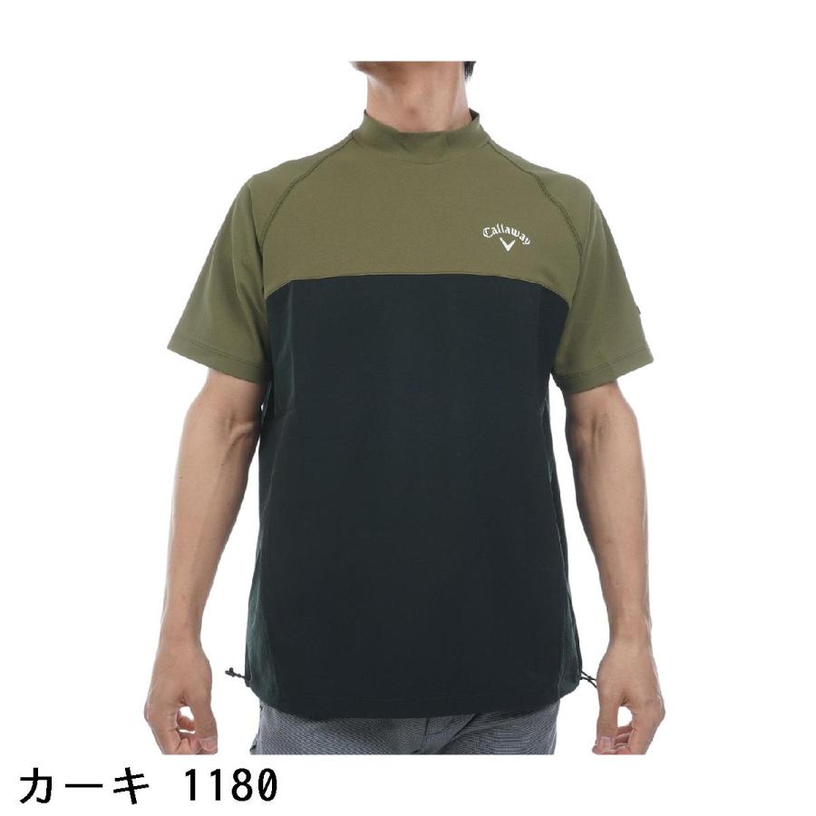 Callaway Golf キャロウェイ　モックネック　半袖シャツ Callaway（キャロウェイ） ゴルフウェア 半袖シャツ 春 夏 スムース