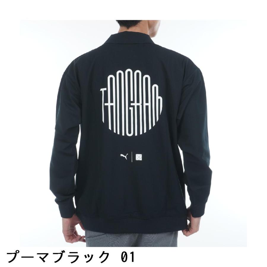 PUMA（プーマ） PUMA PUMA × TANGRAM 長袖ポロシャツ : GDOゴルフ