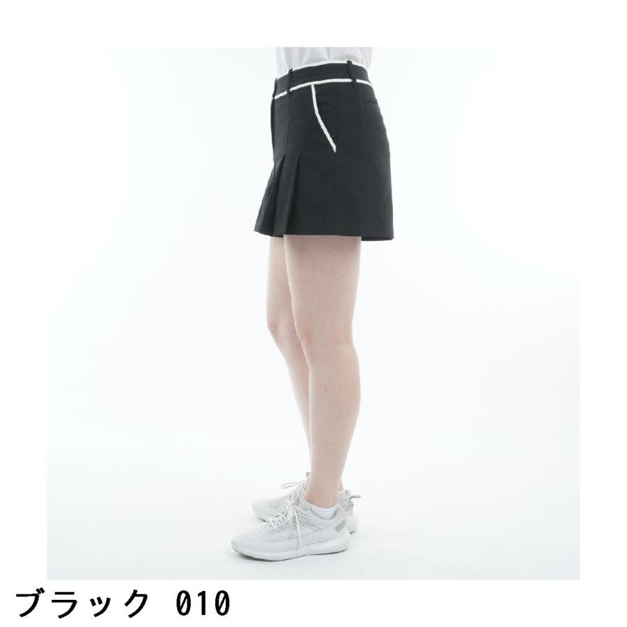 ブリーフィング BRIEFING ストレッチ ストライプ プリーツ ショートパンツ レディスの画像