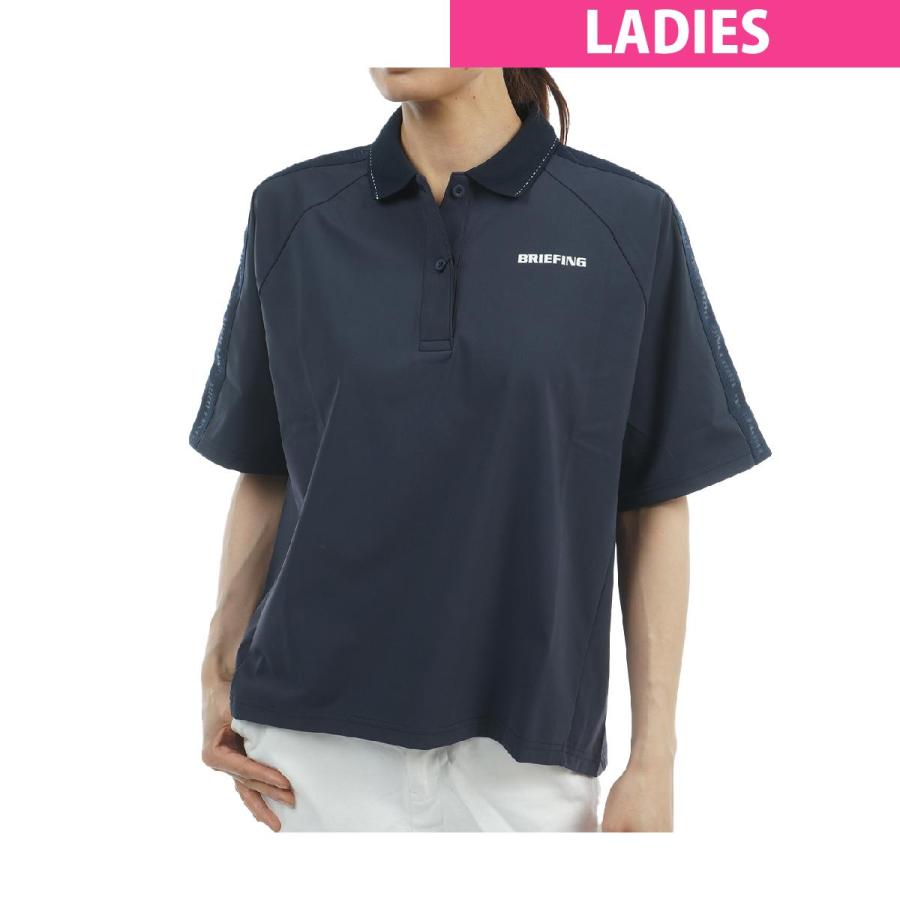 BRIEFING GOLF ブリーフィング ロゴ ライン RF 半袖ポロシャツ