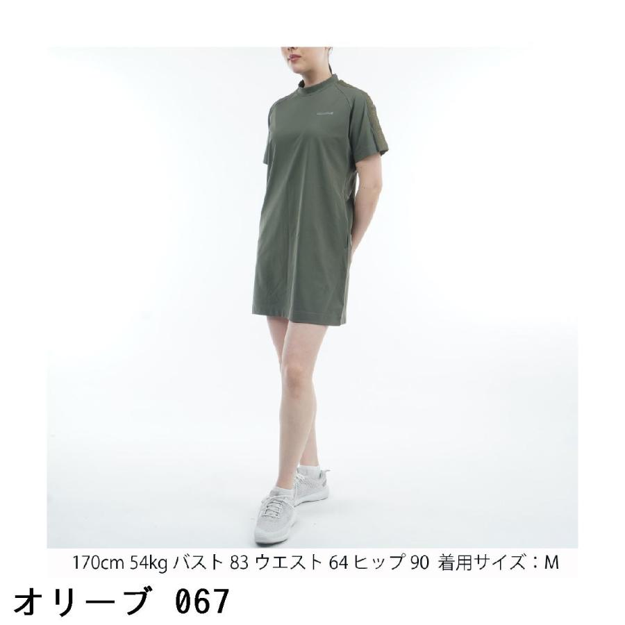 ブリーフィング　BRIEFING ロゴ ライン ハイネックワンピース レディス BRIEFING GOLF（ブリーフィングゴルフ） ブリーフィング BRIEFING ロゴ