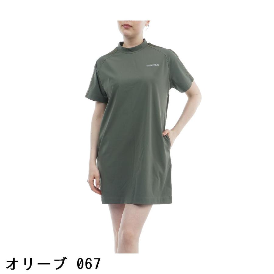ブリーフィング　BRIEFING ロゴ ライン ハイネックワンピース レディス BRIEFING GOLF（ブリーフィングゴルフ） ブリーフィング BRIEFING ロゴ