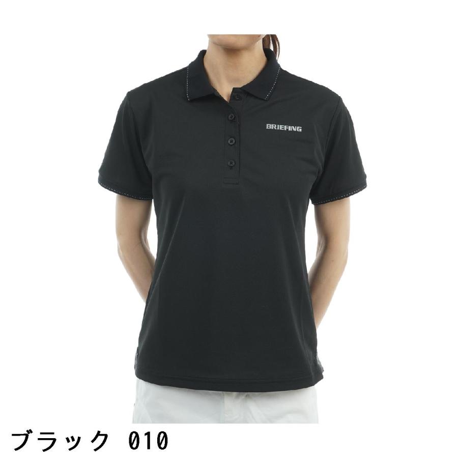ブリーフィング BRIEFING ストレッチ 半袖ポロシャツ レディスの画像