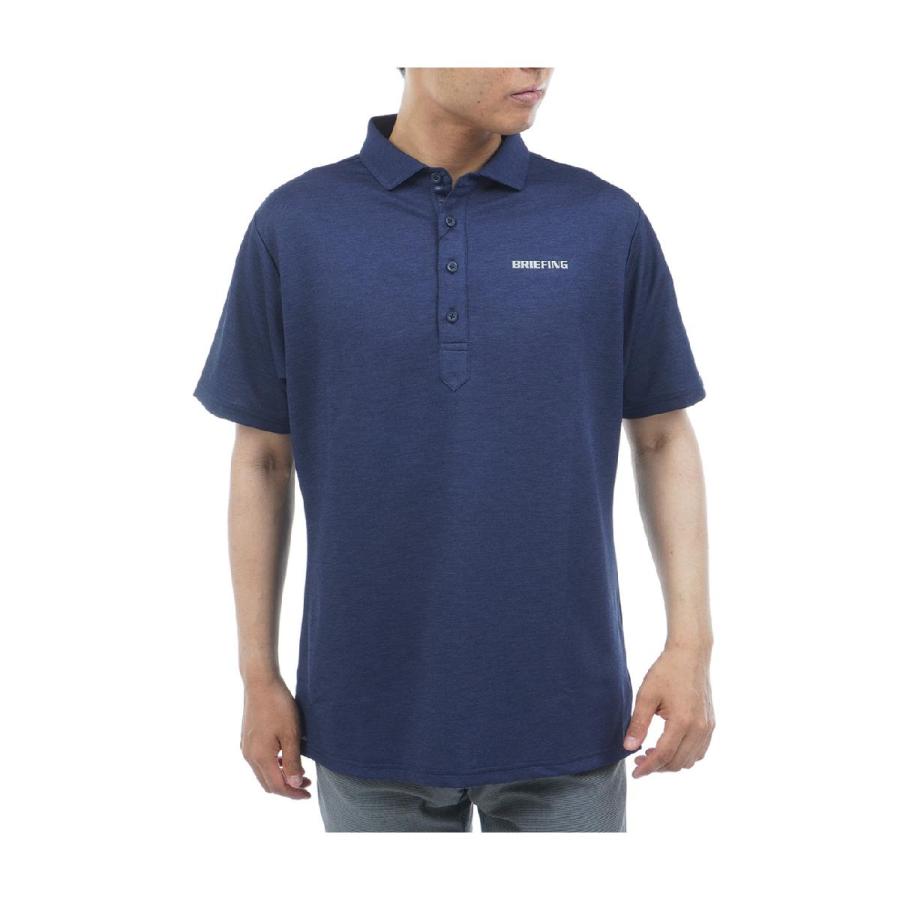 【極美品】XLサイズ！ブリーフィング ゴルフ半袖 ポロシャツ Tシャツ 青系 BRIEFING GOLF（ブリーフィングゴルフ） ブリーフィング BRIEFING