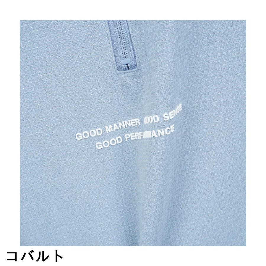 ユナイテッドアローズ UNITED ARROWS GOLF ハーフジップ半袖プル