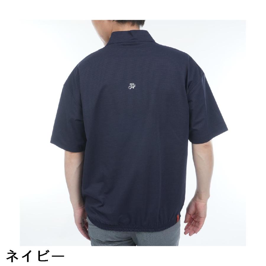ユナイテッドアローズ UNITED ARROWS GOLF ハーフジップ半袖プル