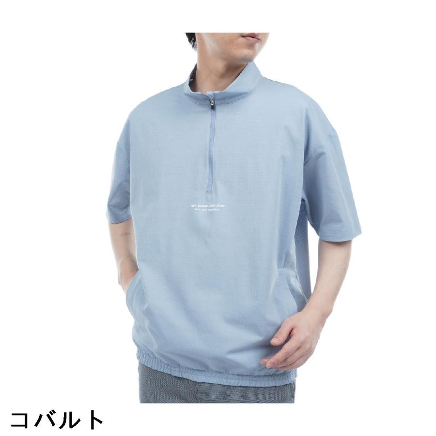 ユナイテッドアローズ UNITED ARROWS GOLF ハーフジップ半袖プル