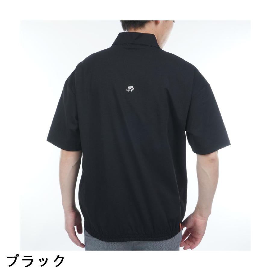 ユナイテッドアローズ UNITED ARROWS GOLF ハーフジップ半袖プル